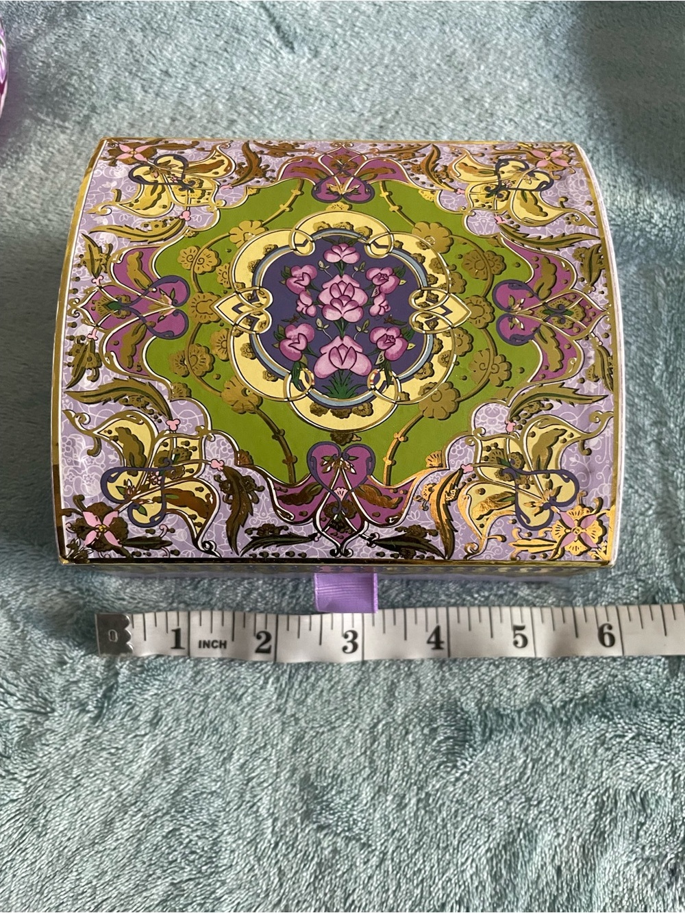 Purple and Green Jewelry Box - Soap Box Gift Set Skincare Body Care - Picture 4 of 5